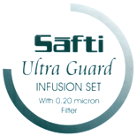 safti ultra guaed infuson set